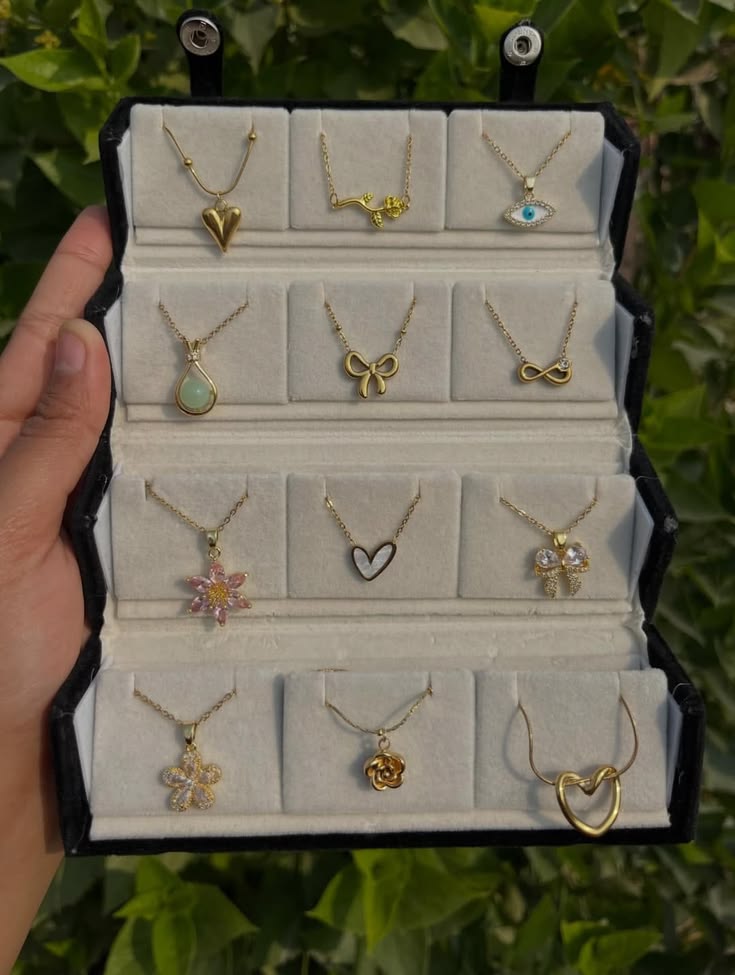 KIVVA Oxidized Designer Stud Earrings Set of 12 with Folding Jewelry Box | Traditional & Modern Earring Set for Women & Girls